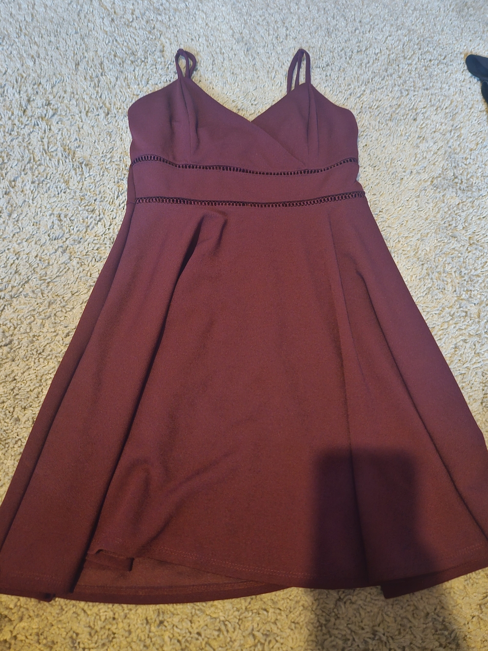 Trixxi Wine Sleeveless Cami Top